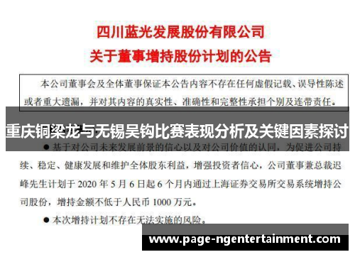 重庆铜梁龙与无锡吴钩比赛表现分析及关键因素探讨